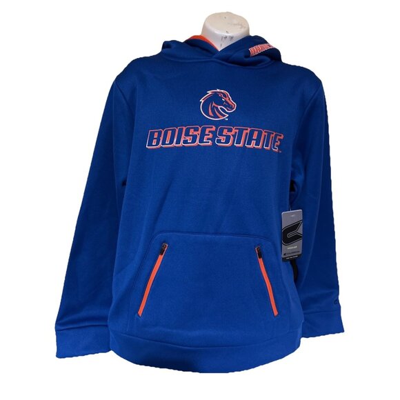 NEW Boise State BSU Broncos Colosseum Hoodie Hooded Sweatshirt Youth M 12-14 - Picture 1 of 10